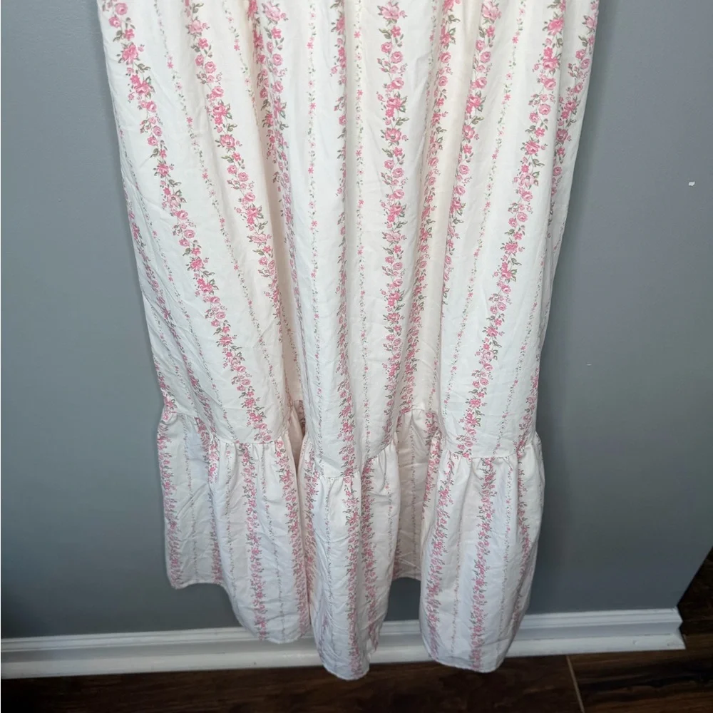 NWT Blu Pepper Ribbon Floral Midi Dress - Flawed - Picture 6 of 14